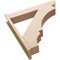 Ekena Millwork 7 1/2-in W x 40-in D x 40-in H Balboa Slat Rough Cedar Woodgrain TimberThane Outlooker, Primed Tan OUTUR075X40X40BOA24RCPR - alternate 6